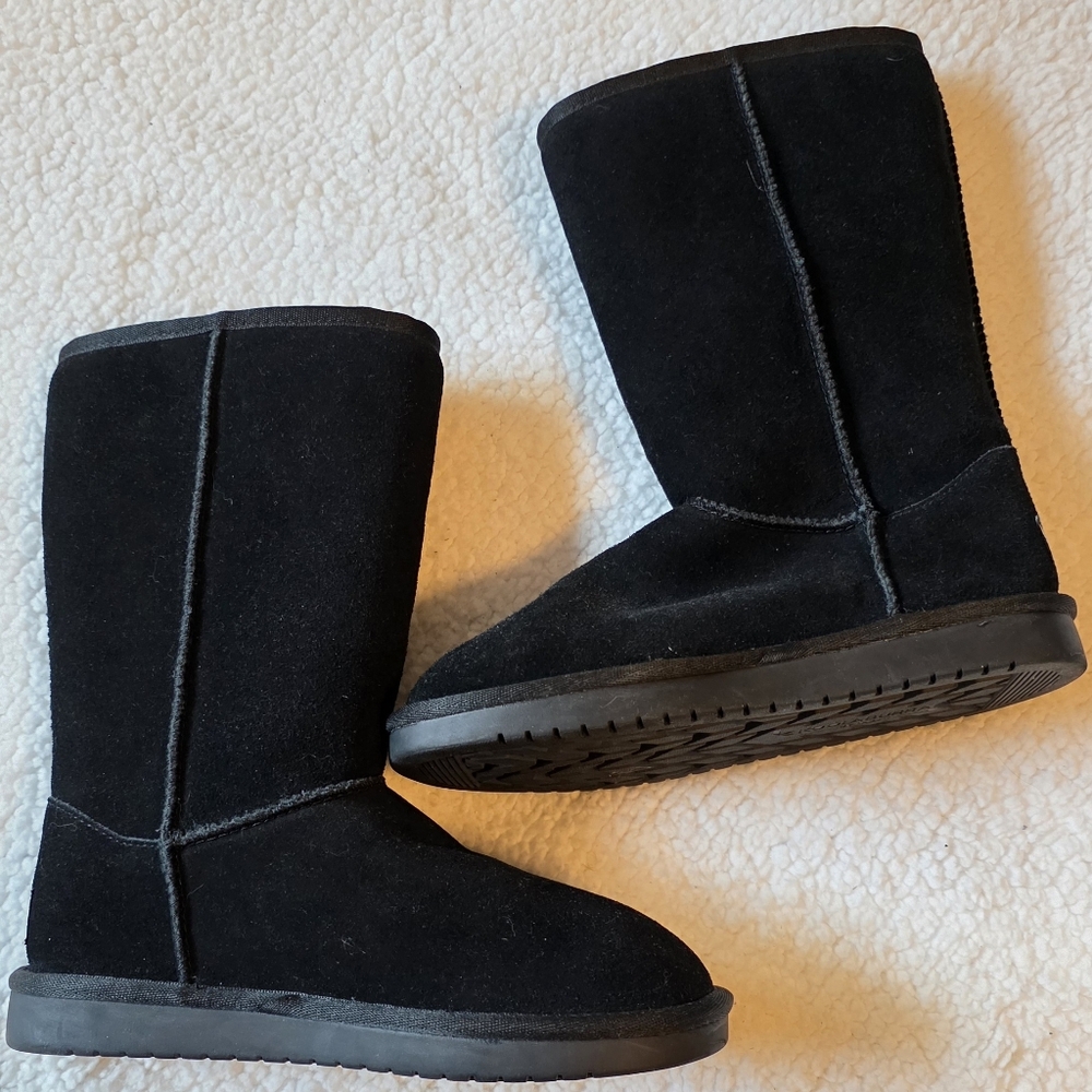 Koolaburra by Ugg black winter boots with bow detail - Picture 3 of 8